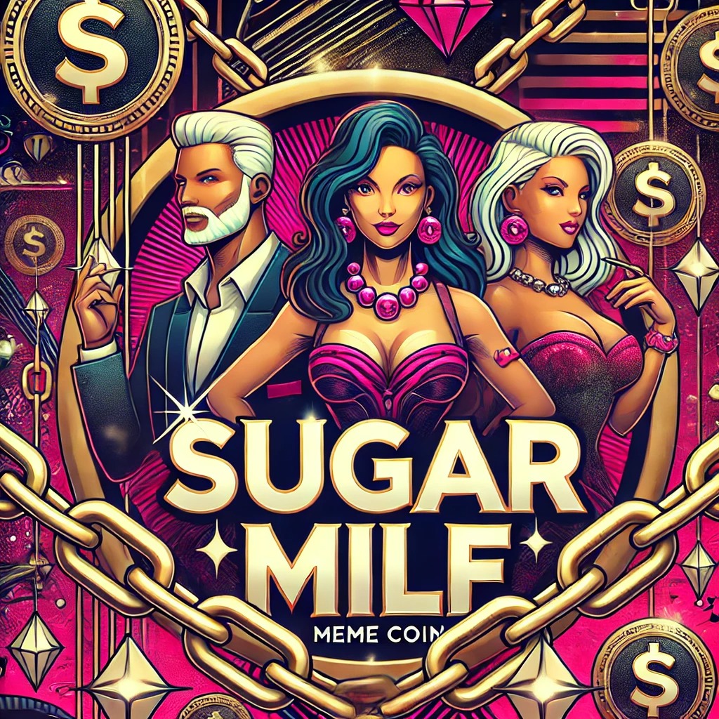 Sugar Milf Meme Coin Graphic
